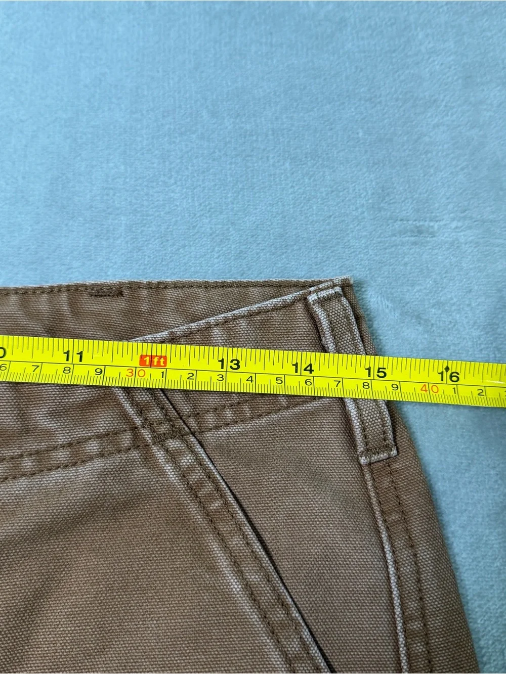 Levi's Premium Utility Chore Pants Loose Tapered Toffee Brown Men's 28 ACTUAL 30